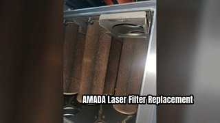 Remplacement du filtre du collecteur de poussière laser AMADA