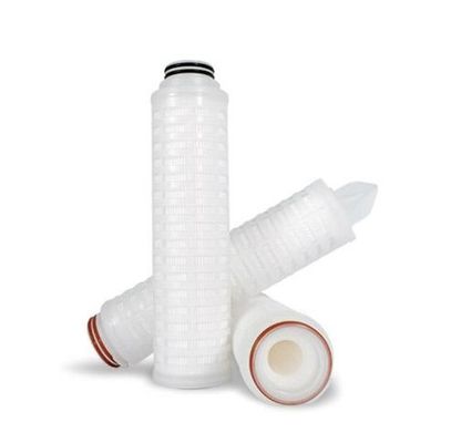 Cartouche filtrante plissée PP, débit élevé, efficacité 99%, efficacité de filtration 99,8%, particules supérieures à 0,3-0,5 um