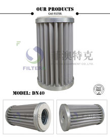 Gaz de maille d'acier inoxydable dans le filtre à air, filtre naturel plissé du gazoduc DN40