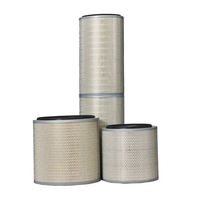 Efficacité 99,9% matérielle de HT de poussière de collecteur de filtre cylindrique de cartouche
