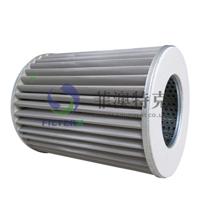 Filtreur G3.0 SS Mesh Media 10 μm Cartouche de filtre à gaz naturel dans les stations de distribution