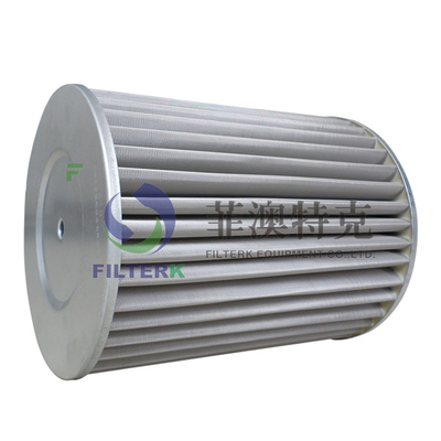Filtreur G3.0 SS Mesh Media 10 μm Cartouche de filtre à gaz naturel dans les stations de distribution