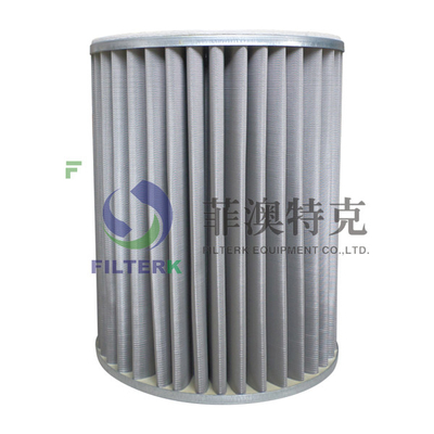 Filtreur G3.0 SS Mesh Media 10 μm Cartouche de filtre à gaz naturel dans les stations de distribution