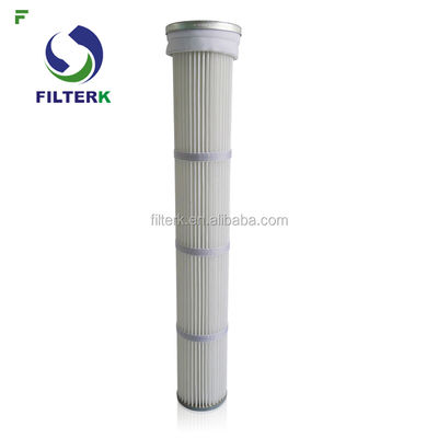 Filtre à jet de pulsation plissé en polyester 178 mm x 1000 mm 99,99% d'efficacité