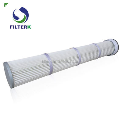 Filtre à jet de pulsation plissé en polyester 178 mm x 1000 mm 99,99% d'efficacité