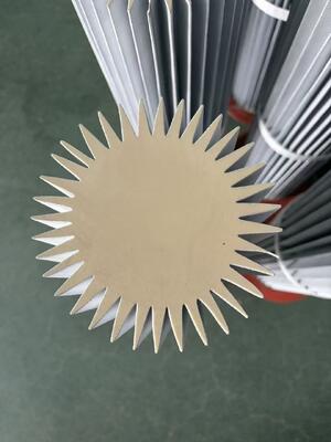 Cartouche de filtre en acier inoxydable plissé à base de métaux recyclable, lavable, élément de filtre industriel plié
